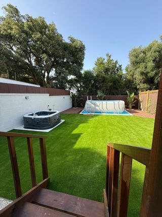 Casa de madera , ideal para pasar una vacaciones .