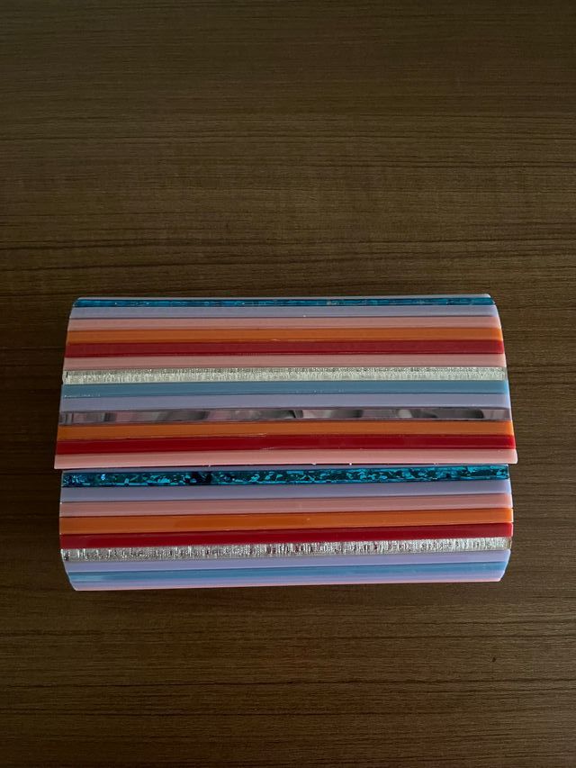 Bolso mano multicolor