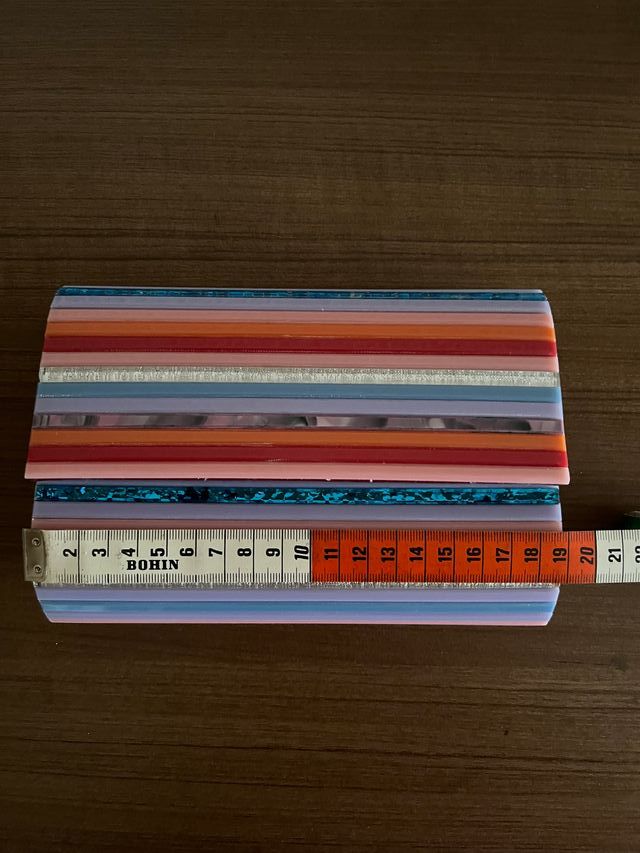 Bolso mano multicolor