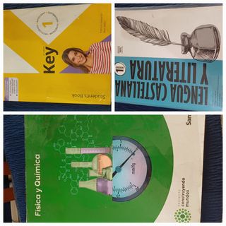 Inglés, lengua y fisica y química 1° bachillerato