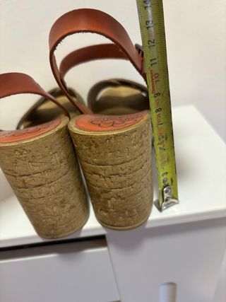 Sandalias Porronet 36 - Marrón Dorado