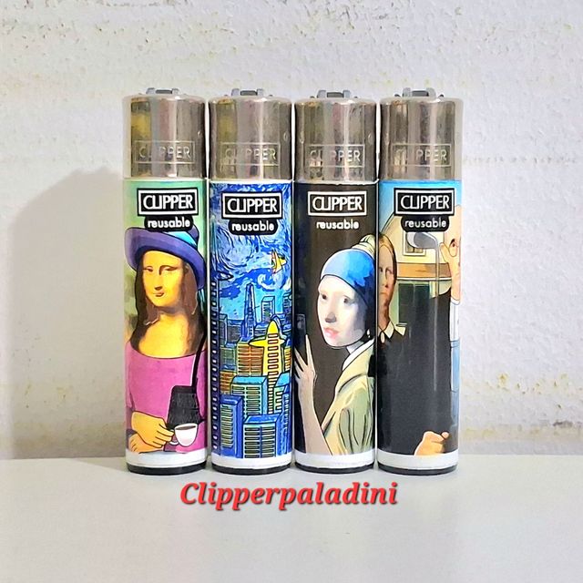 4 Accendini Clipper - Edizione Limitata