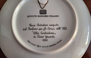 3 Piatti Ferlaro - Serie artistica IBI