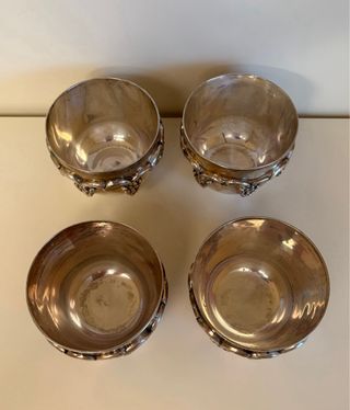 Bicchieri vintage - Set 4 coppette