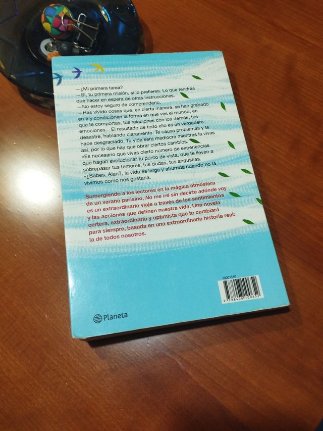 No me iré sin decirte adónde voy