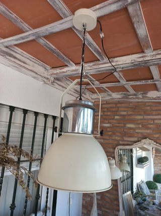 Lámpara industrial vintage grande