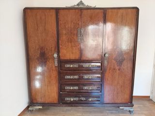 Armario vintage madera - Dormitorio