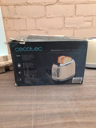 OJO - Tostadora Cecotec ToastTaste 800 Vintage