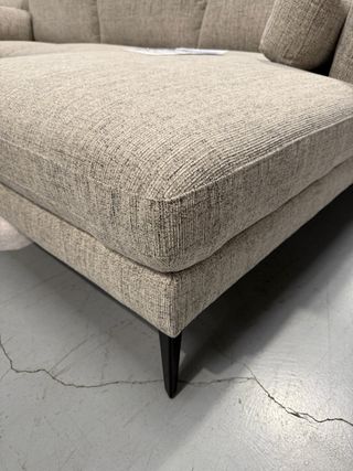 Sofá chaise longue NIZA beige