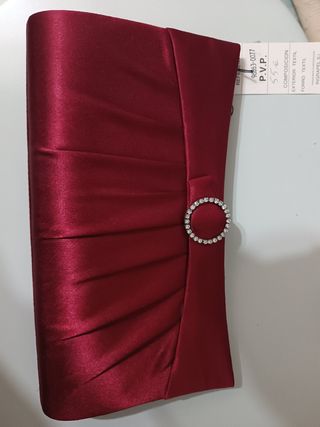 Bolso fiesta granate