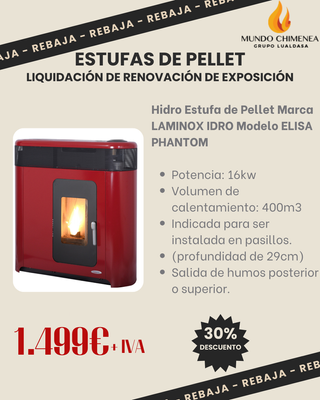 Estufas de Pellet - Liquidación por renovación!!!