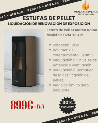 Estufas de Pellet - Liquidación por renovación!!!