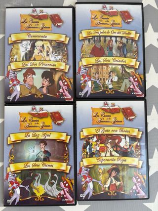 DVDs Cuentos Grimm: 26 cuentos, 13 dvd’s películas