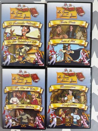 DVDs Cuentos Grimm: 26 cuentos, 13 dvd’s películas