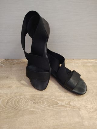 Sandalias Camper negras mujer
