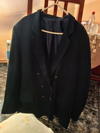 Chaqué negro unisex talla XL