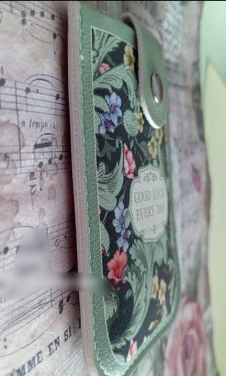 Tarjetero floral - Porta tarjetas