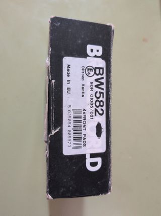 Pastillas freno Citroën Xantia BW582