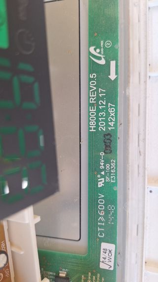 Placa electrónica lavadora Samsung EcoBubble 8kg