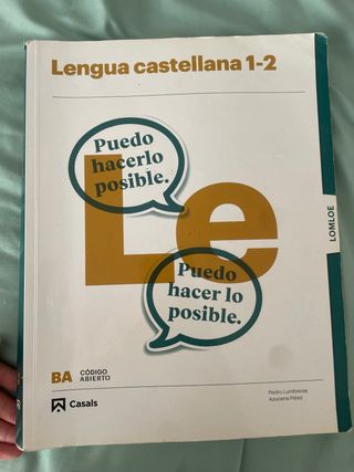 Lengua Castellana 1-2 BA