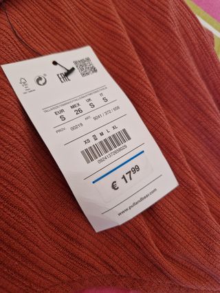 Body rojo Pull&Bear - Fiesta