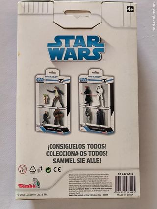 STAR WARS HEROES KEYCHAIN SET 4 FIGURAS LLAVEROS