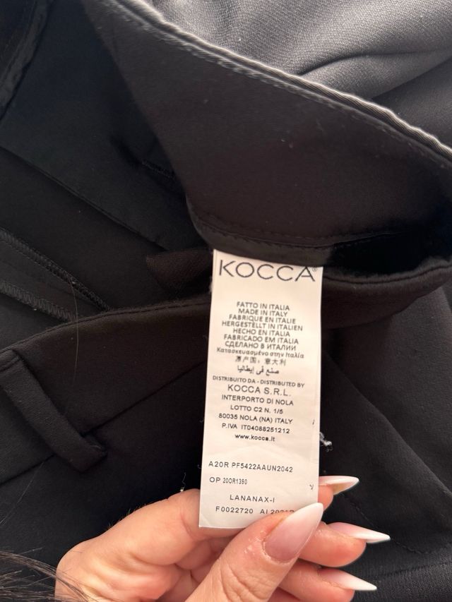 Pantaloni Kocca neri tg 40 ITA 