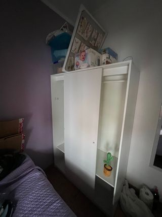 Armario blanco Ikea 2 puertas