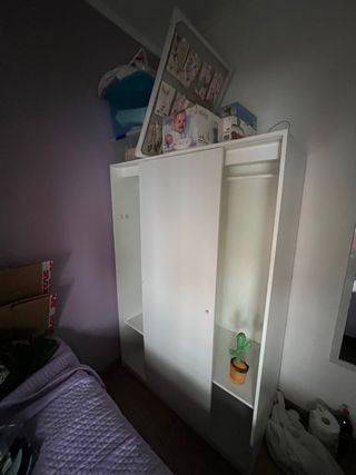 Armario blanco Ikea 2 puertas