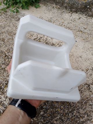 Jabonera/asidero de porcelana vintage para bañera