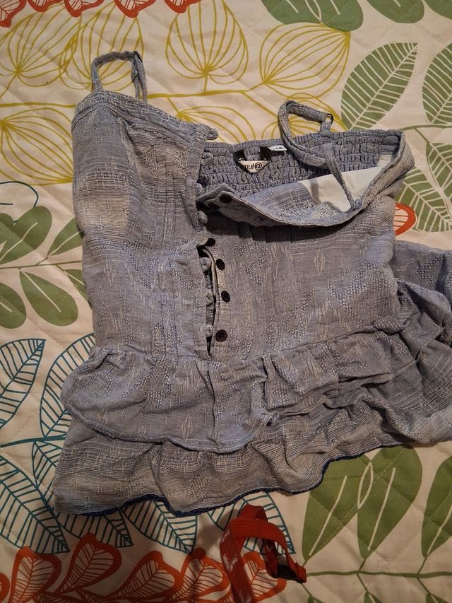 Blusa azul Formur - Tirantes