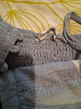 Blusa azul Formur - Tirantes