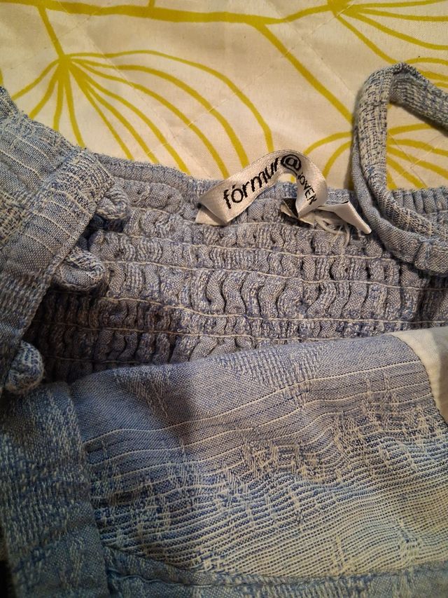 Blusa azul Formur - Tirantes