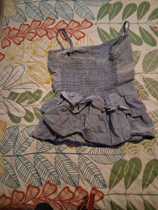 Blusa azul Formur - Tirantes