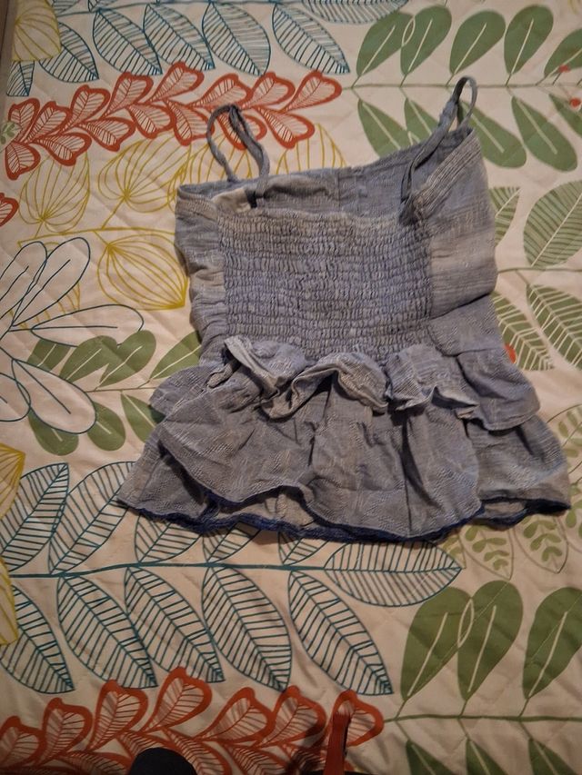 Blusa azul Formur - Tirantes