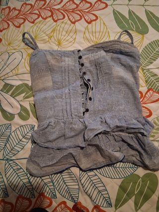 Blusa azul Formur - Tirantes