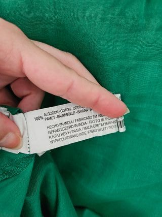 Camisa Zara verde - Talla S