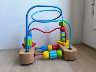 Laberinto Cuentas de Madera