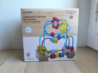 Laberinto Cuentas de Madera
