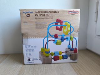 Laberinto Cuentas de Madera