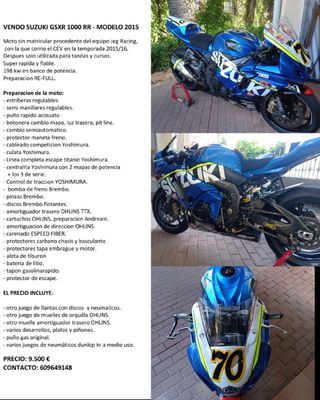 Suzuki GSXR 1000 RR - 2015