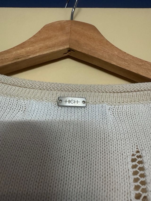 Jersey HIGH beige y blanco