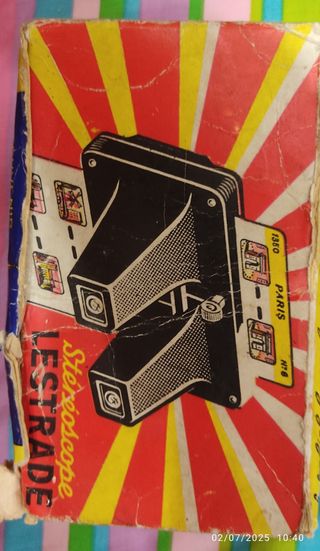 Visor estereoscópico antiguo