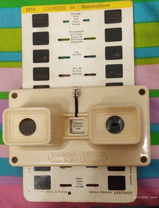 Visor estereoscópico antiguo