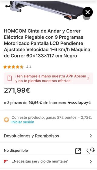 Cinta Caminar Plegable