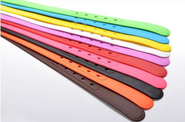 Cinture in silicone multicolore