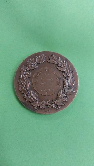Medaglia bronzo commemorativa nominativa