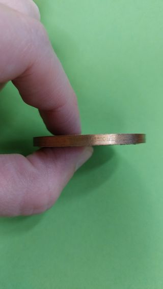 Medaglia bronzo commemorativa nominativa