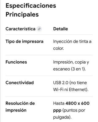 Impresora Canon PIXMA MG2555 - Blanca