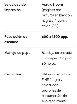 Impresora Canon PIXMA MG2555 - Blanca